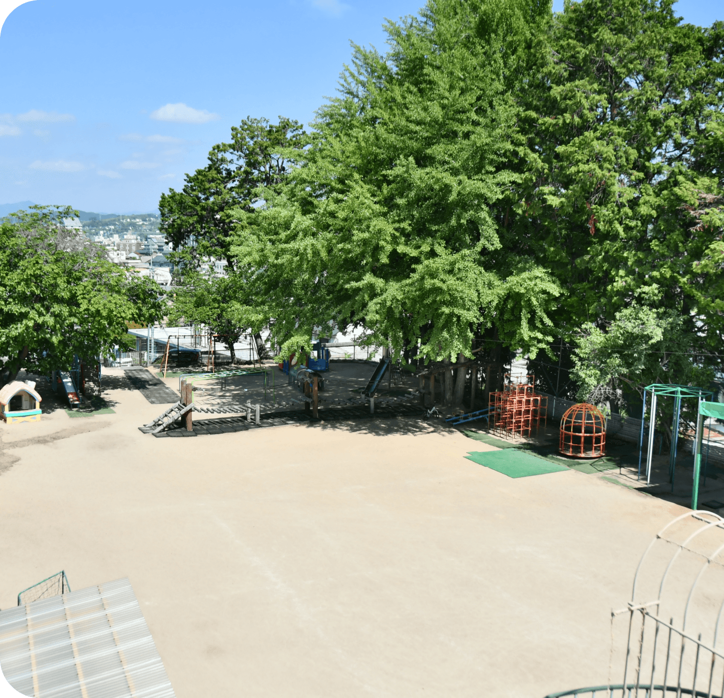 福岡保育園の園庭